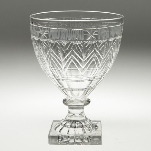 Georgian rummer glass - glass, with