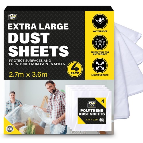 Large dust sheets - 4-20,