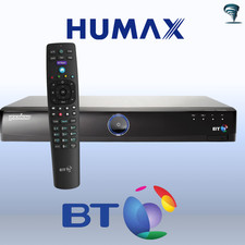Humax BT DTR T1000 Freeview Twin Tuner Ariel HD Recorder Receiver PVR YouViiew