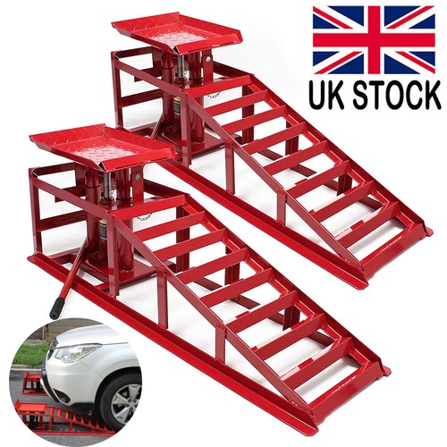 Pair ton lifting car ramp - car,