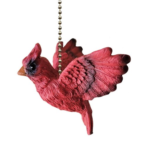 Red cardinal bird ceiling fan - cardinal,