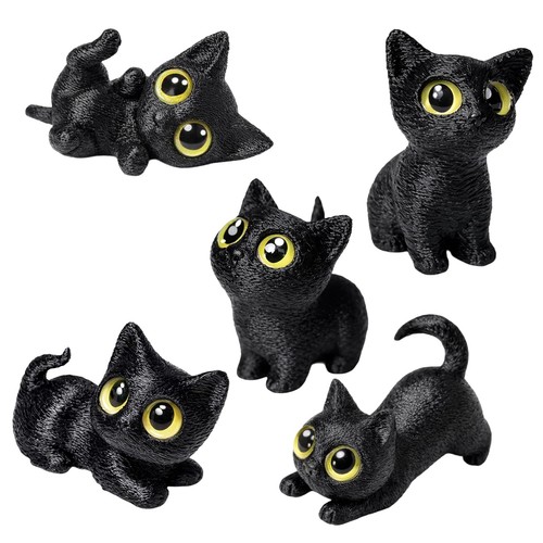 Bagubdr 5pcs cat ornaments - bagubdr,