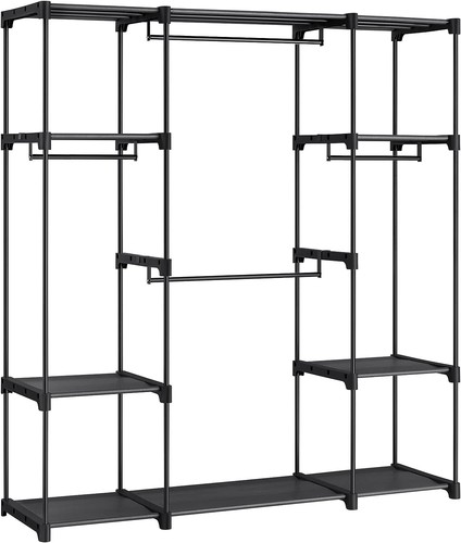 Wardrobe open clothes rack - wardrobe,