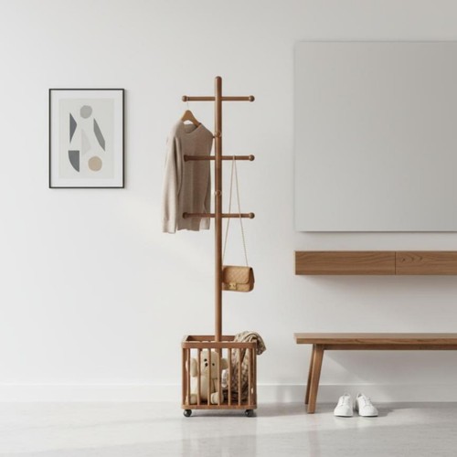Rolling valet stand with - rolling,