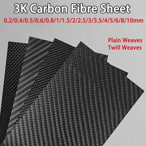 Matt finish carbon fiber sheet - matt,