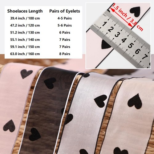 4pair organza shoelace with - organza,