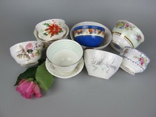 Sugar Bowls x 10. Bone china / ceramic. Mixed vintage lot. Royal Albert Wedgwood