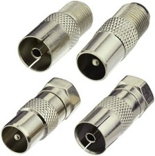 F-Type Adapter 4 Kit DVB-T T2