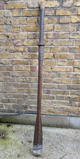 (C) VINTAGE  WOODEN BOAT  OAR