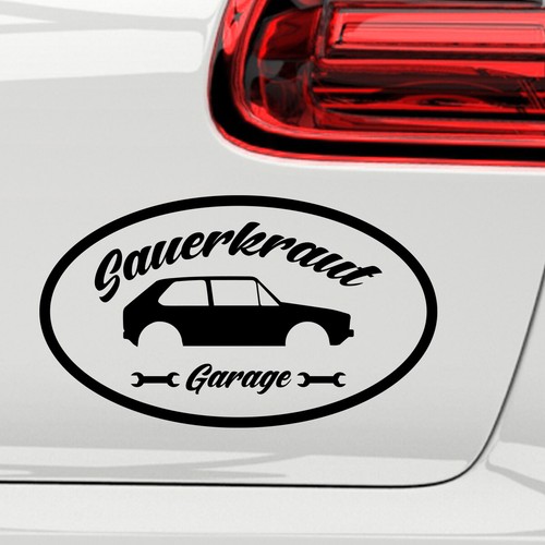 Car decal sticker sauerkraut