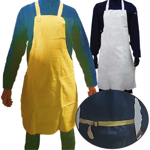 Leather welding apron flame - leather,
