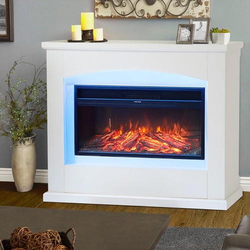 Electric fireplace with - fireplace,