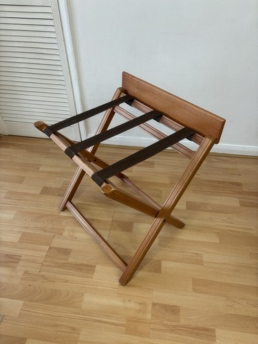 Vintage wooden folding luggage - wooden,