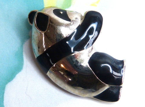 Butler wilson panda - wilson, brooch