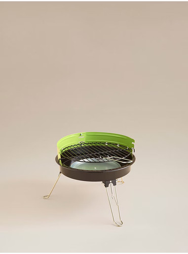 Black portable kettle grill - black,