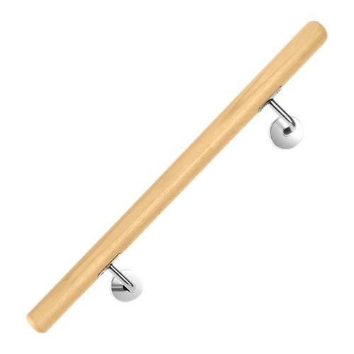 Wood handrail non - wood, non-slip
