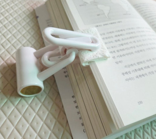 Portable book page holder - book,