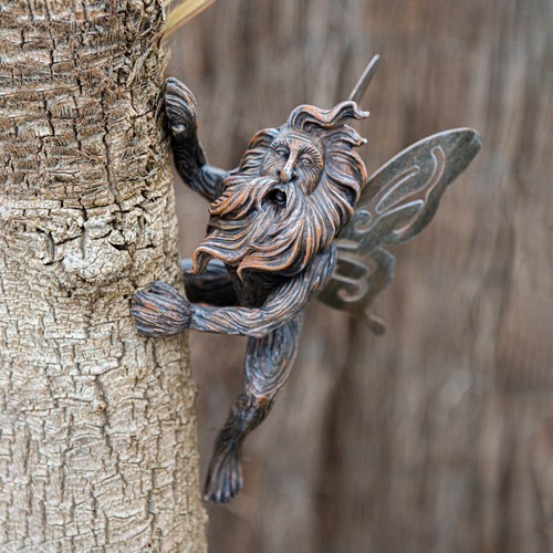Resin garden winged - resin,