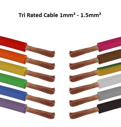 1mm 5mm tri rated cable - 1mm,