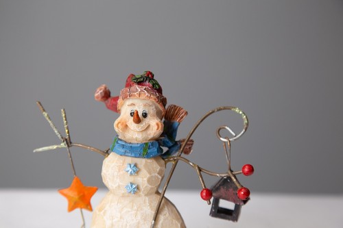 Boyds bears snowman ornament - snowman,