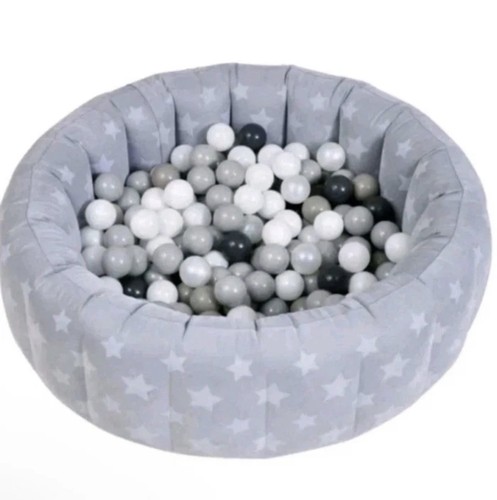 Velvet soft baby ball pit - velvet, pool