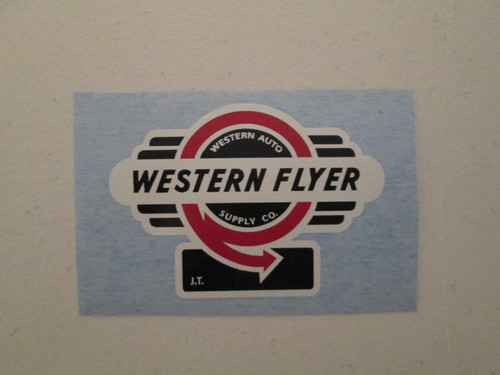 Western flyer tricycle badge - tricycle,