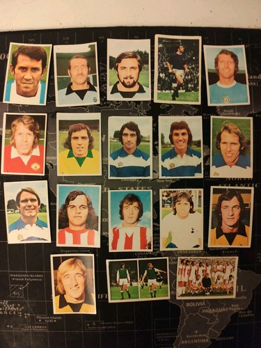18x fks soccer stars - soccer, 1976