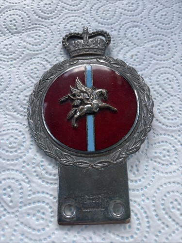 Airborne car badge vintage