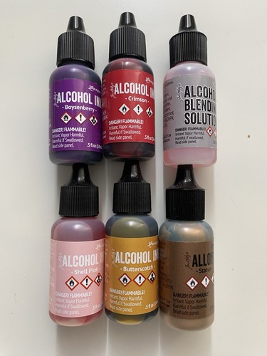 Ranger alcohol inks - 5, and