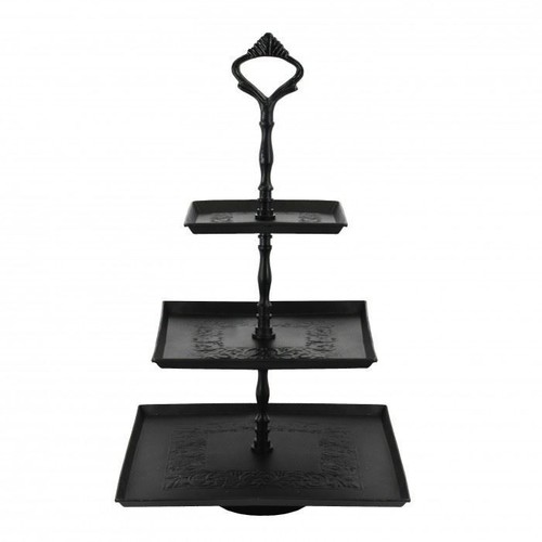 Tier square cake - stand, in
