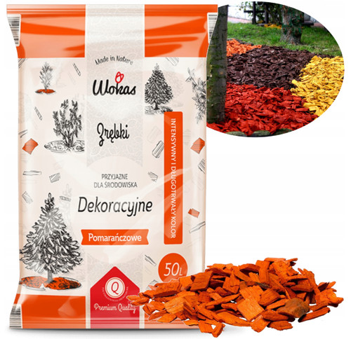 Orange play bark chippings - play,