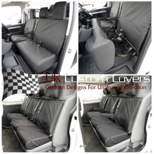 Fiat Scudo X Model Front And Rear Seat Covers (2022 Onwards) Black 367 422