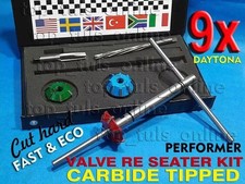 9x DAYTONA VALVE SEAT CUTTER SET CARBIDE MOTORCYCLE HARLEY DAVID FX/FXR/FXD/FLD