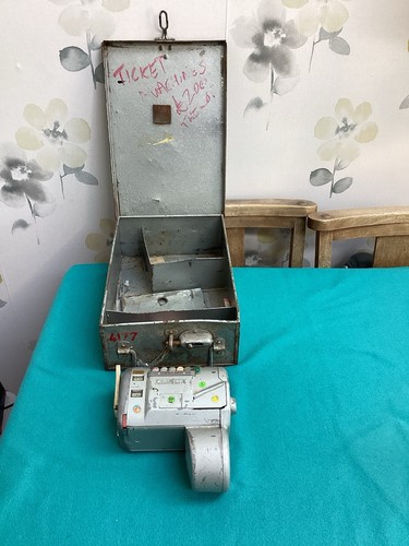 Bus ticket machine with - ticket, box