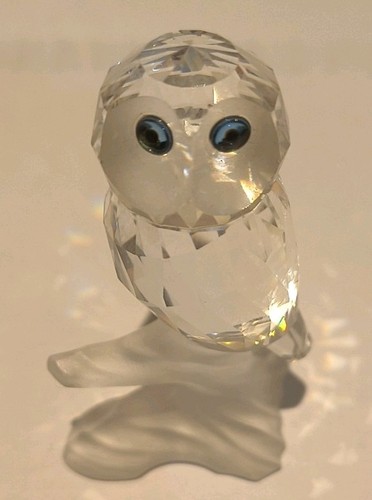 Swarovski crystal owl figurine - swarovski,