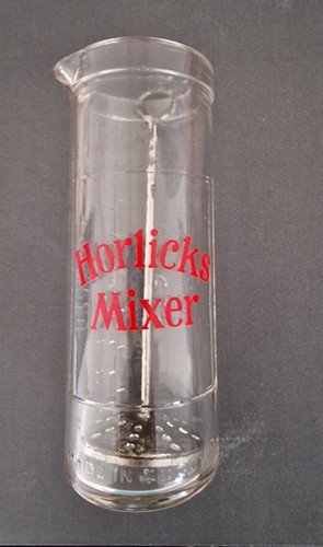 Vintage 1920s horlicks glass - vintage,