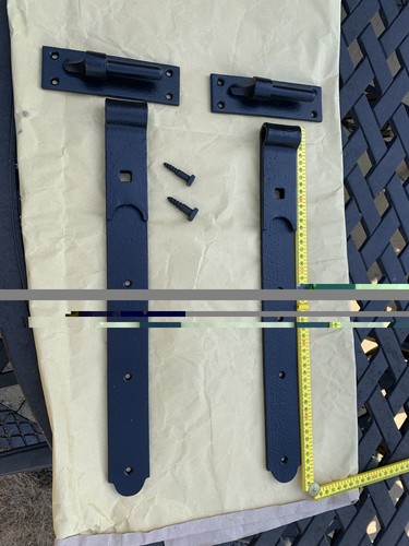 Heavy duty old gate hinges - old,