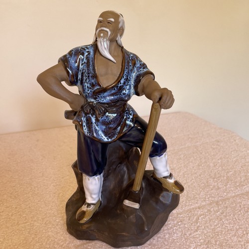 Chinese mudman figurine - chinese, shiwan