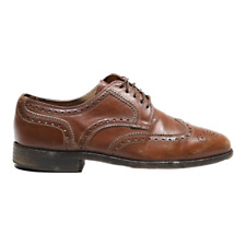 BALLY Brogue Shoes Brown Leather Mens UK 8