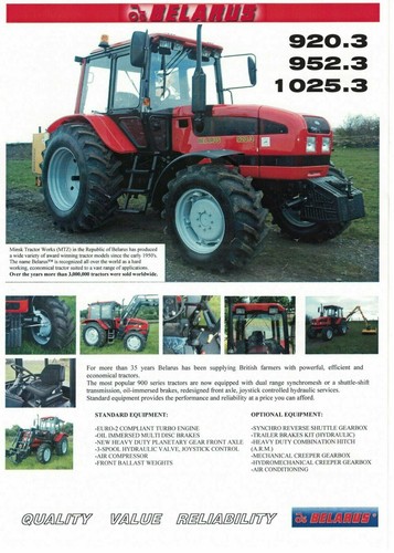 Belarus 920 952 - , 1025.3