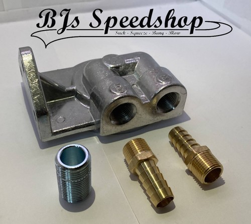 Oil filter head adaptor - oil, full