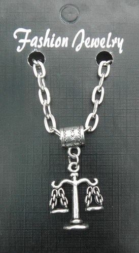 Scales justice pendant - justice,