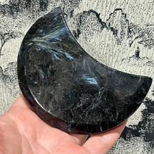 Firework-Cut Crystal Slice - Natural Gemstone Carving Healing Stone - 11.28OZ