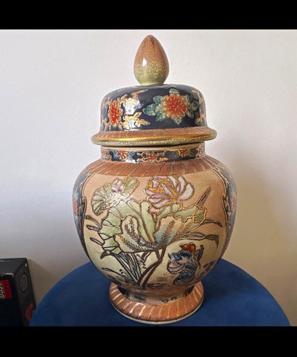 Ceramic japanese satsuma - japanese, style