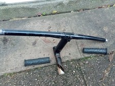 RETRO VINTAGE ALPINESTARS  1 1/4 STEM ,OVERSIZE HANDLEBARS AND GRIPS CRO MEGA DX