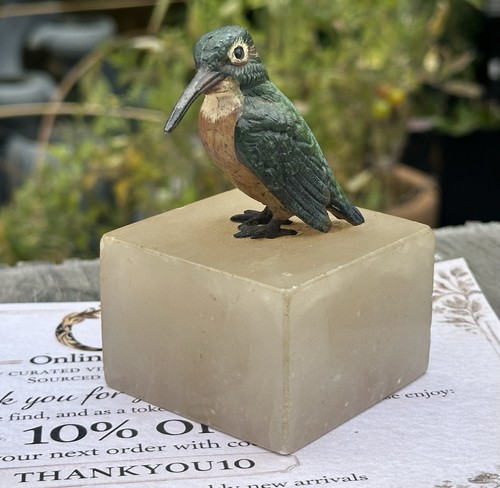 Charming vintage cold painted - charming,
