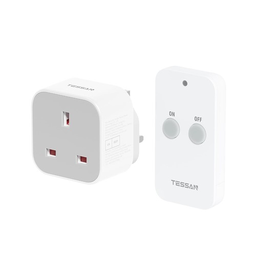 White remote control plug - white,
