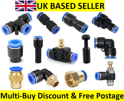Pneumatic push fitting air - push,