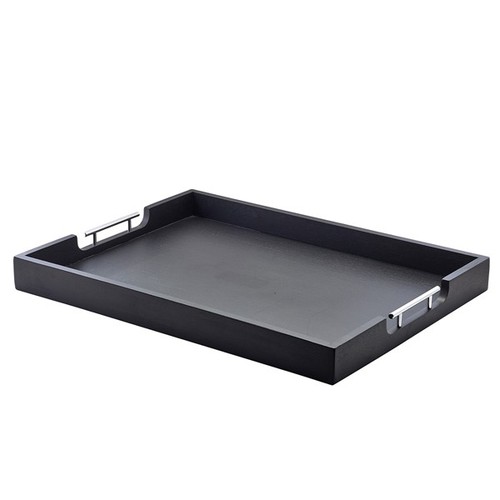 Tray black solid - black, butlers