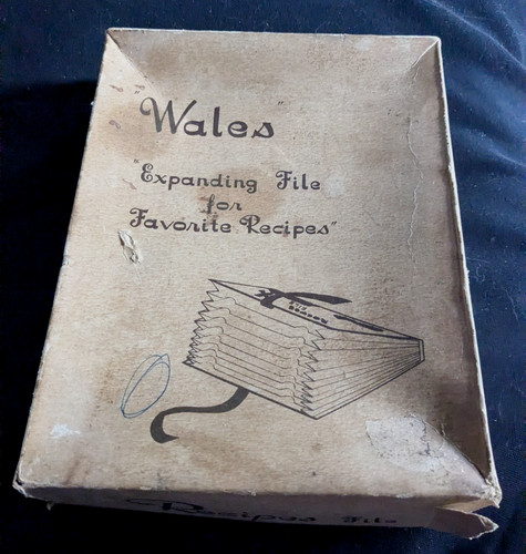 Vintage recipe box - vintage,